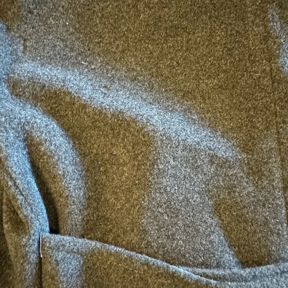 John Weitz Cashmere Wool blend Double-Breasted Dark Gray Coat Sz 4p - Picture 10 of 15